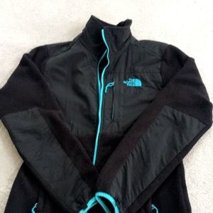 Black North Face Teal Accents